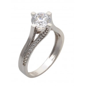 δαχτυλίδι  λευκός   χρυσός      Κ14