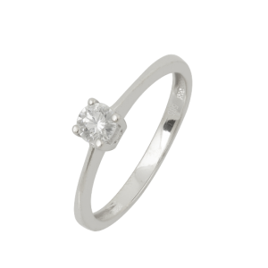 δαχτυλίδι  λευκός   χρυσός      Κ14