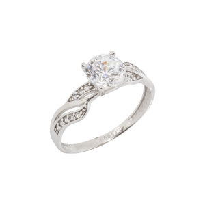 δαχτυλίδι  λευκός   χρυσός      Κ14