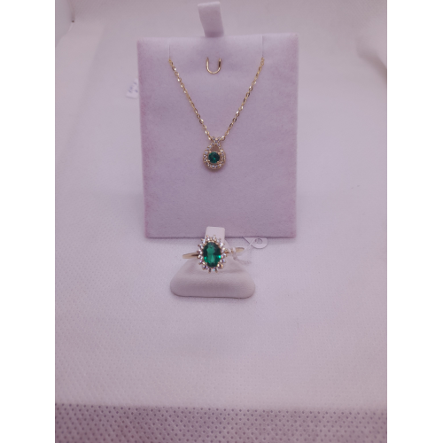 Κολιέ  -δαχτυλίδι