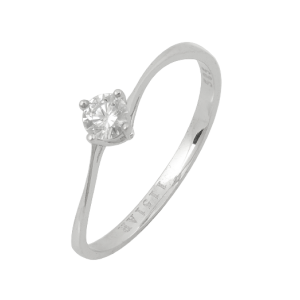 δαχτυλίδι  λευκό Κ14